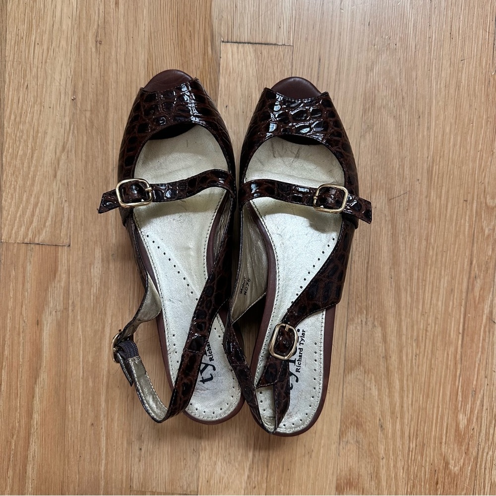 Richard Tyler Vintage Mary Jane Style Sandals